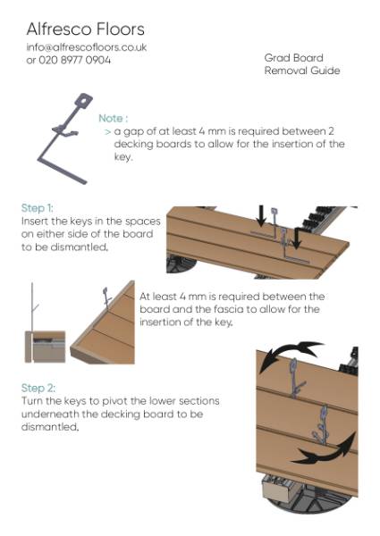 Grad Board Removal Guide