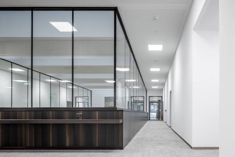 Single Glazed - With Fire Rating  - Frameless Glass Partition