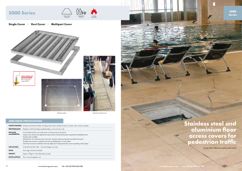5000 Series Light-Duty Floor Access Cover