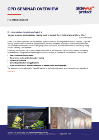 CPD Overview - Fire rated solutions for building safety