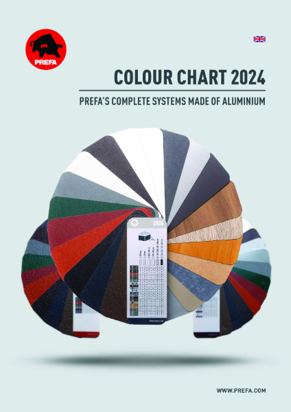 PREFA Colour Chart 2024