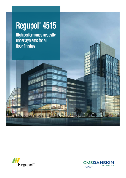 CMS Danskin Acoustics Regupol 4515 Brochure