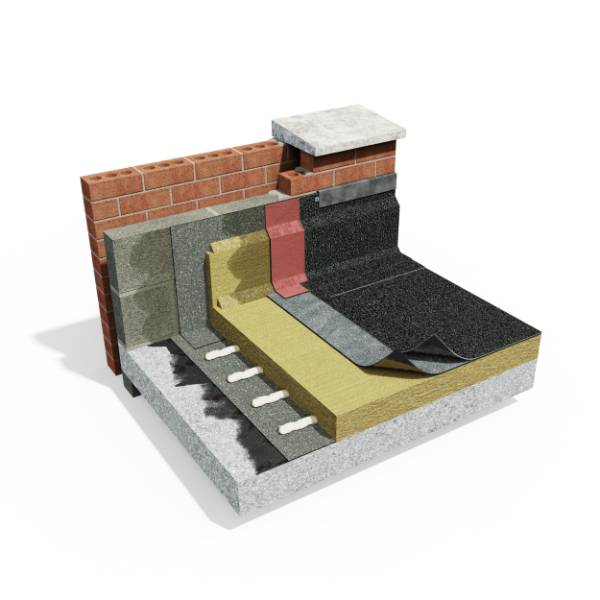 Profiles XL FireSmart Plus System - Warm Roof / Torch On / Full Bond / Heated / MW - System Number 10