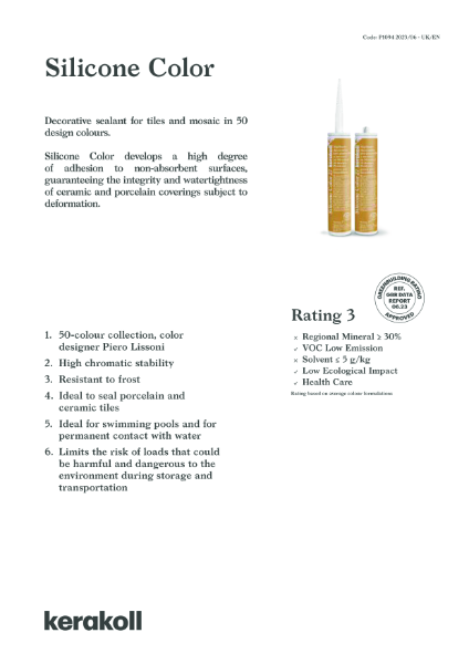 Silicone Color - TDS