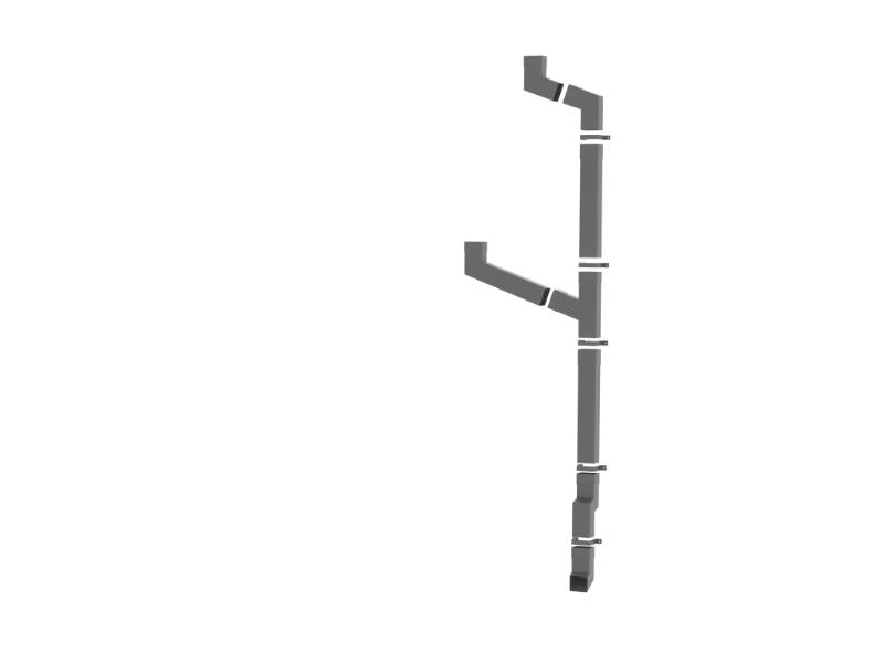 Extruded Rectangular Downpipe