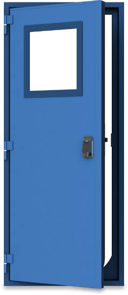 M2M2 Single Leaf Security and Flood Door Set 