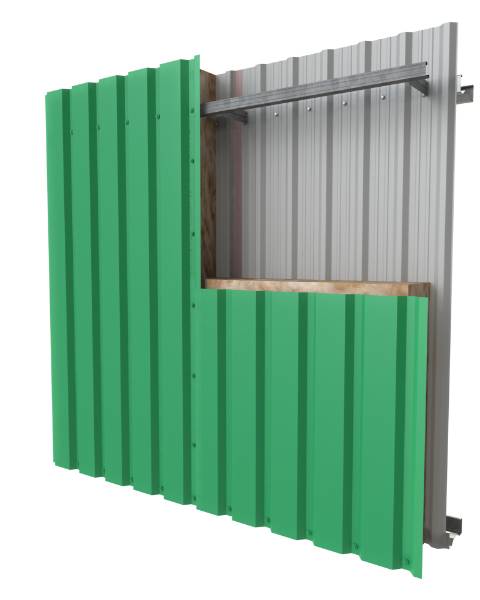 PRX-V-WS01 - Built-up Metal Wall System