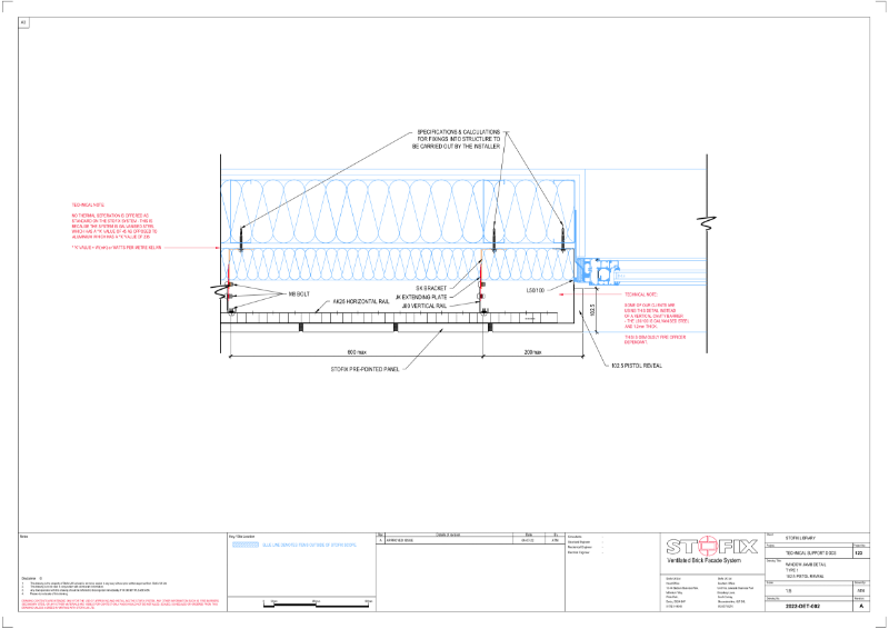 2022-DET-002-A WINDOW JAMB DETAIL TYPE 1