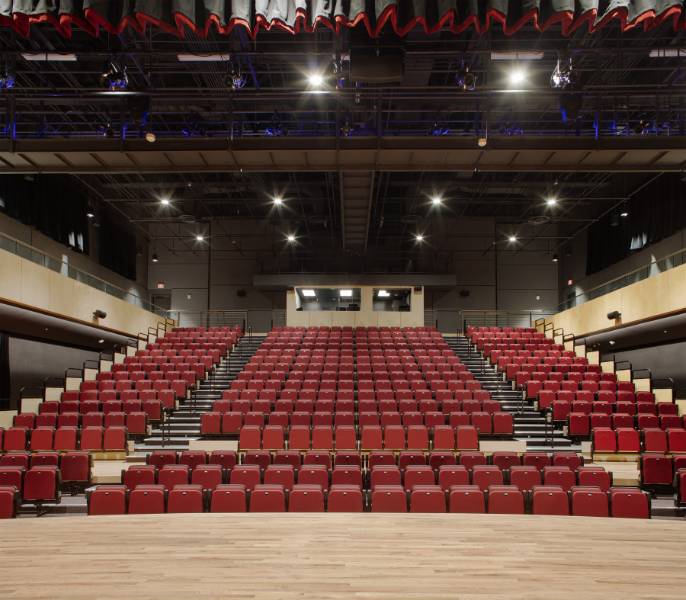 Savannah Cultural Center, GA, USA - Retractable Auditorium Seating