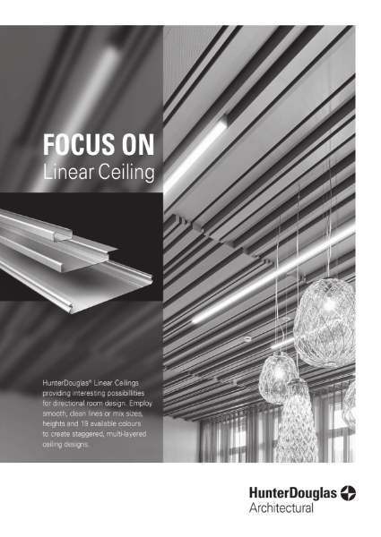 Technical Brochure Linear Metal Ceilings