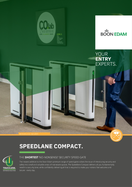 Speedlane Compact – Swing Barrier Gate | Brochure | 2021