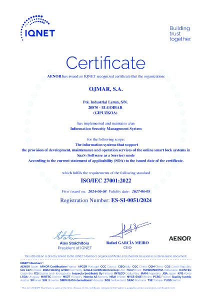 ISO/IEC 27001:2022