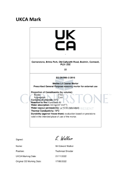 UK Conformity Assessed (UKCA)