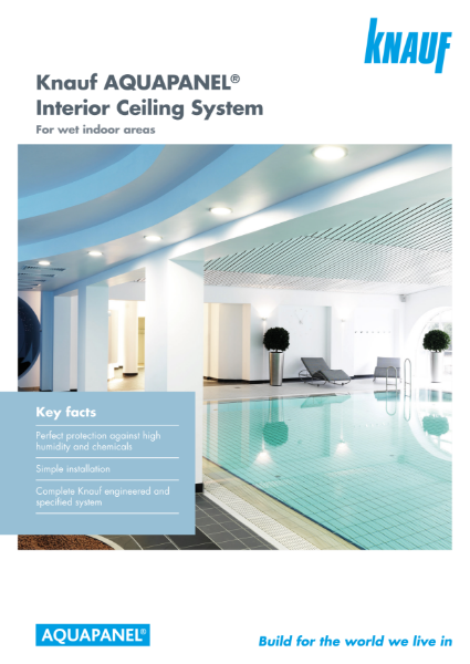 Knauf AQUAPANEL® Interior Ceiling System Brochure