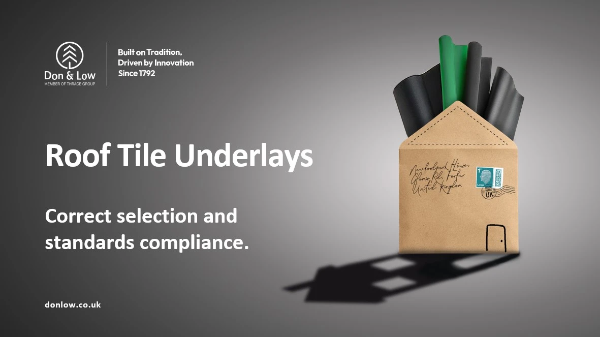 Roof Tile Underlays - Correct Selection and Standards Compliance
