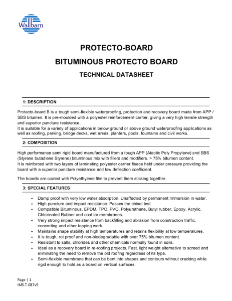 Protecto-board Datasheet