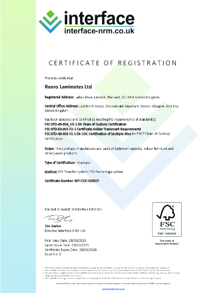 FSC Certificate