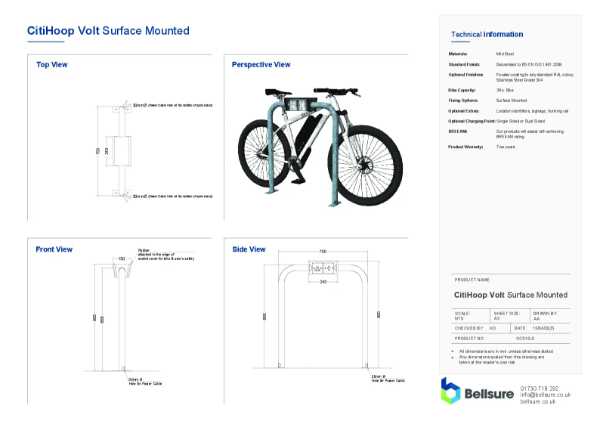 Citihoop Volt (Surface Mounted) Datasheet