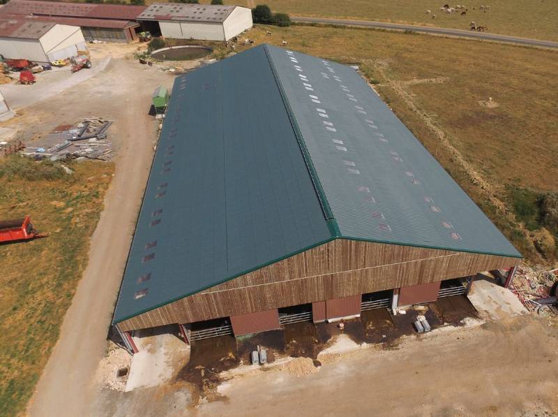 Dairy Shed featuring Eternit FarmTec profiled sheeting