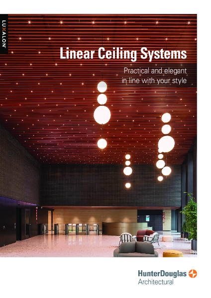 Linear Ceilings System Brochure