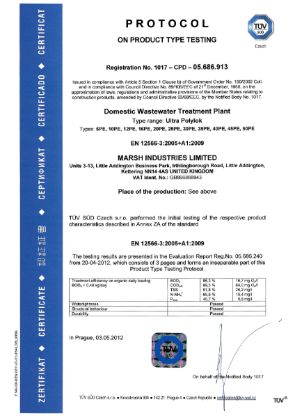 Ultra Polylok Sewage Treatment Plant