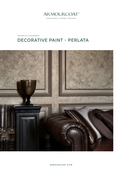 Armourcoat Decorative Paint Perlata - Technical Document