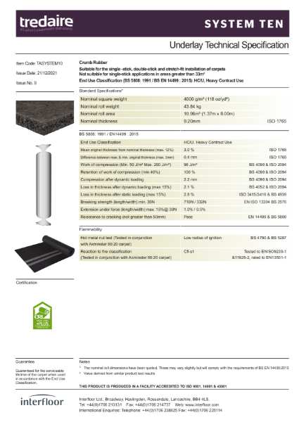 System 10 Specification