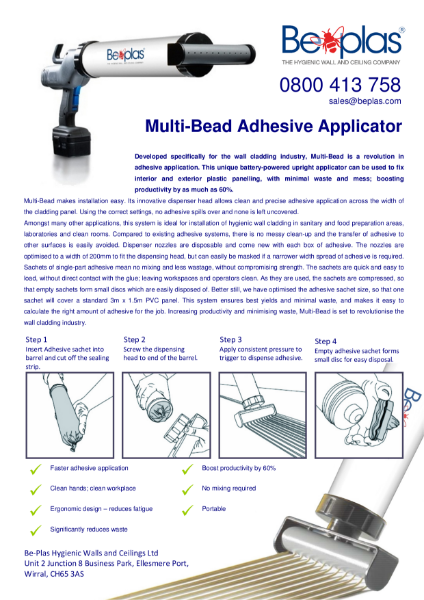 Beplas Multibead Adhesive