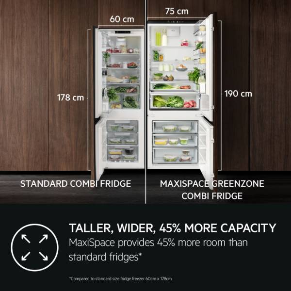 AEG GREENZONE INTEGRATED FRIDGE FREEZER