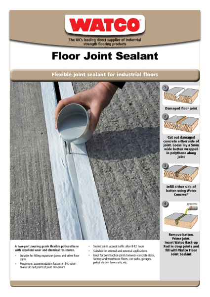 Data Sheet: Floor Joint Sealant