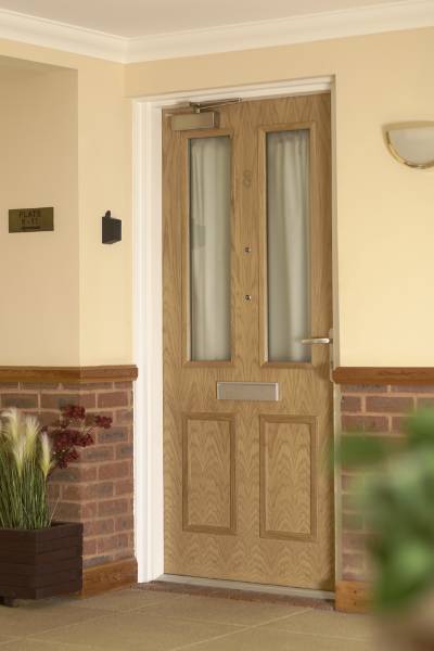 Hall & Tawse Collection Dual Scope FD30S Front Entrance Doorset - Fire-Rated Entrance Doorset