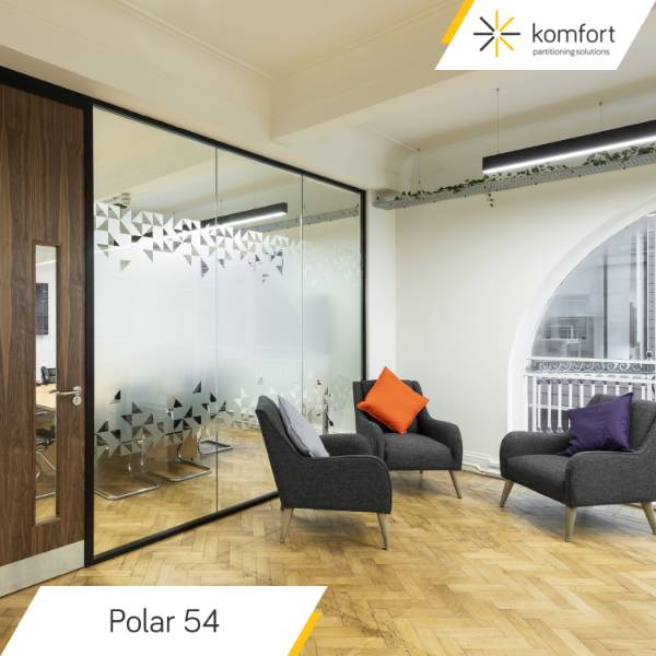 Komfort | Polar 54 | Slimline Offset Single Glazed Partitioning