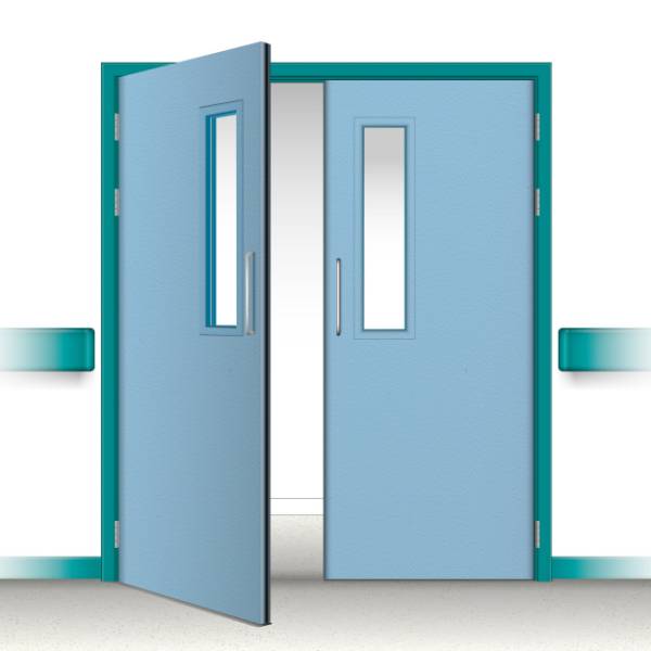 Postformed Double Doorset - Vision Panel 1