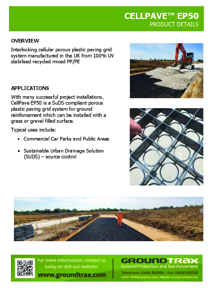 CellPave EP50 Product Leaflet 2024