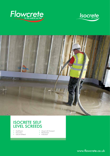 Isocrete Self Level Screeds