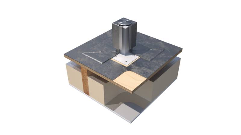 ROOFTRAK®  IFP-MR | Solar & Plant Fixing Point System for Metal Roofs - Integrated Fixing Point System