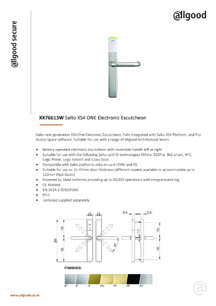XX76613W-Datasheet Iss04