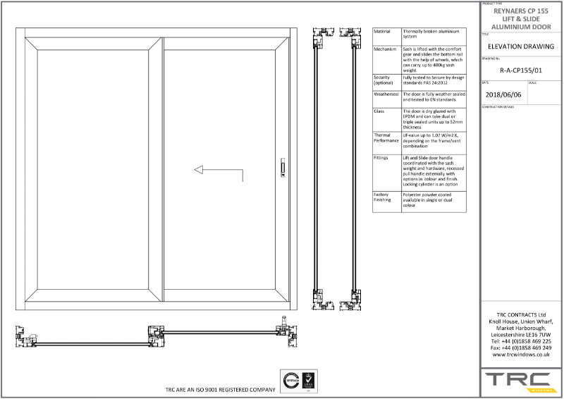 Reynaers CP155 Sliding Doors