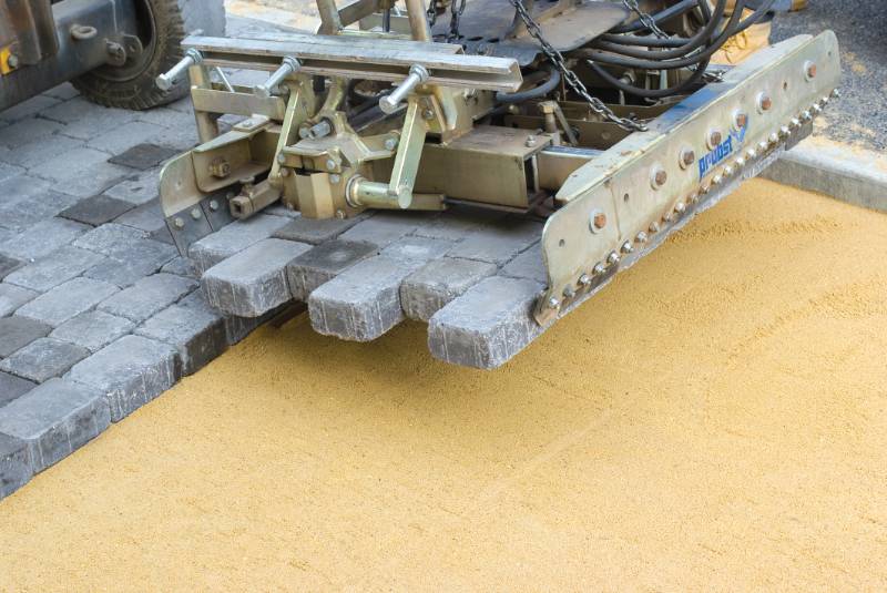 Alpha machine lay block paving provides a beautiful and speedy solution to a tight site programme.