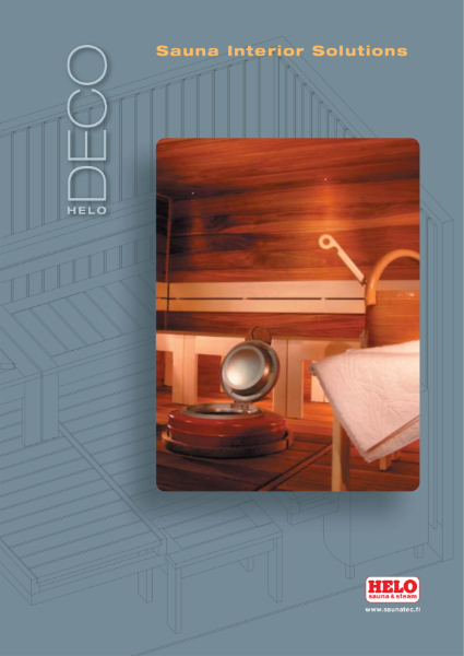 Helo Deco Sauna Interior Solutions