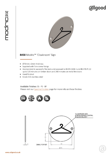 8458 Modric™ Datasheet