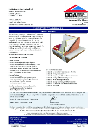 BBA certificate 23/7059 