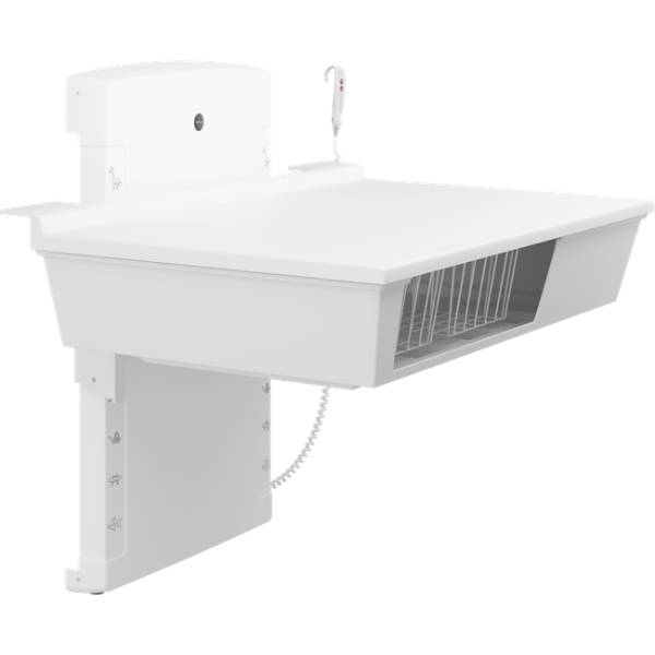 Baby and small child changing table, low start 800 x 1400 mm, electrically height adjustable R8662000 - Baby Changing Unit