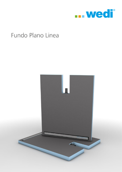 wedi Fundo Plano Linea installation guide