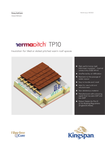 Thermapitch TP10 Pitched Roof Board - 10/22