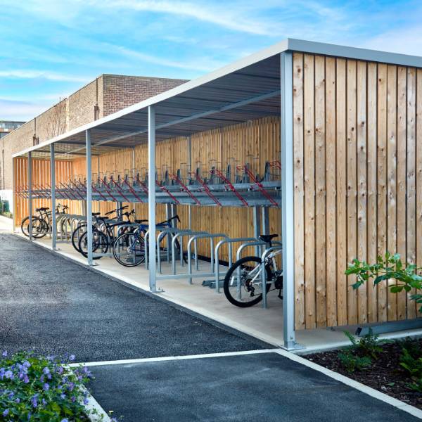 Premium Amazon Eco Two Tier Cycle Shelter - Cycle Shelter