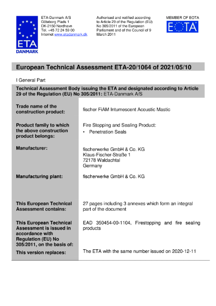 European Technical Approval (ETA)