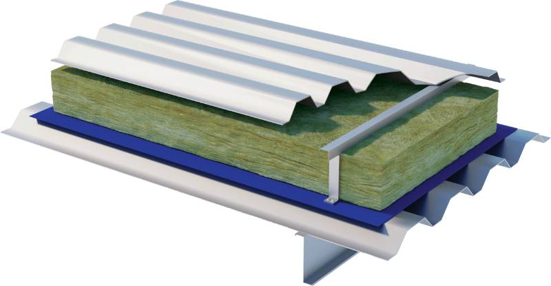 URSA HOMETEC ROLL 32  - Built-Up Metal Roof and Wall Insulation