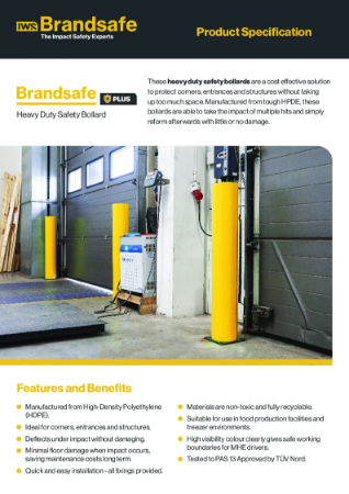 Protection Bollard - Brandsafe Spec Sheet