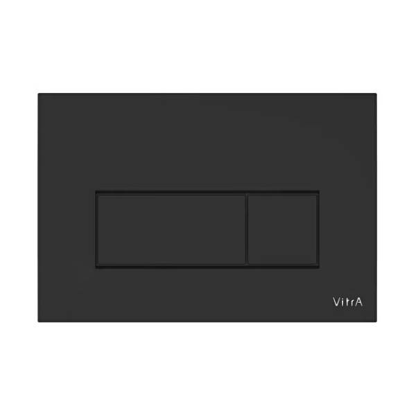 740-2311- Loop Square mechanical flush plate, Matt Black - Flush Plate